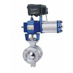 對(duì)夾蝸輪V型調(diào)節(jié)球閥